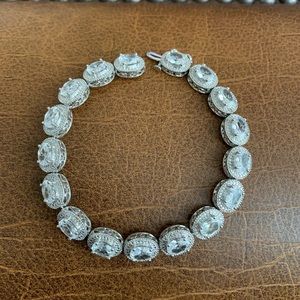J C Penney silver bracelet
